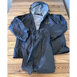Frogg Toggs Rain Suit Jacket And Pants Set Size Medium Men’s Black
